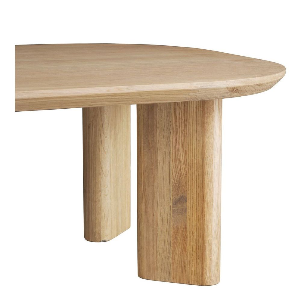 Other tables - SIMONA light oak coffee table - BLANC D'IVOIRE