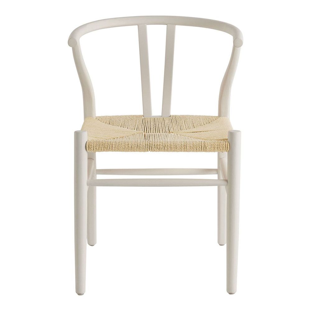 Chairs - NJORD chair - White ash - BLANC D'IVOIRE