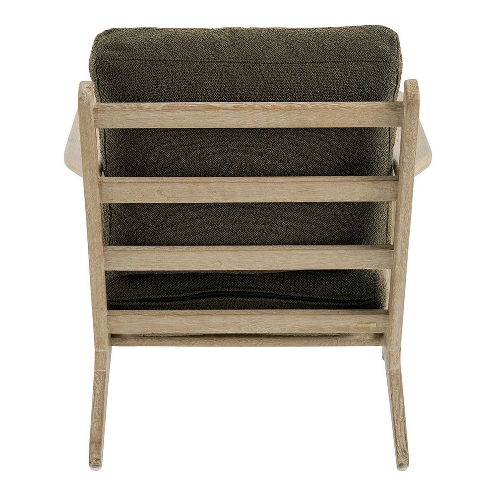 Fauteuils - Fauteuil JULES en bouclette - Kaki - BLANC D'IVOIRE
