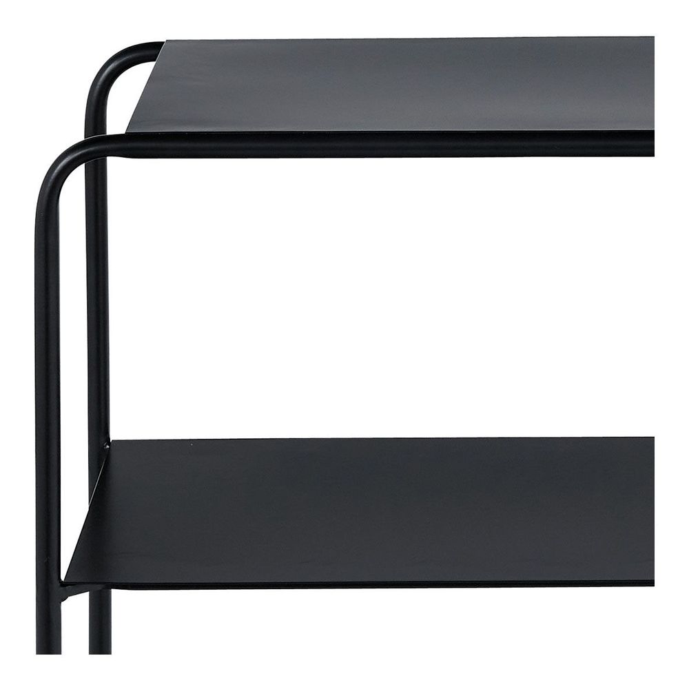 Sofas - ERNEST end table in black metal - BLANC D'IVOIRE