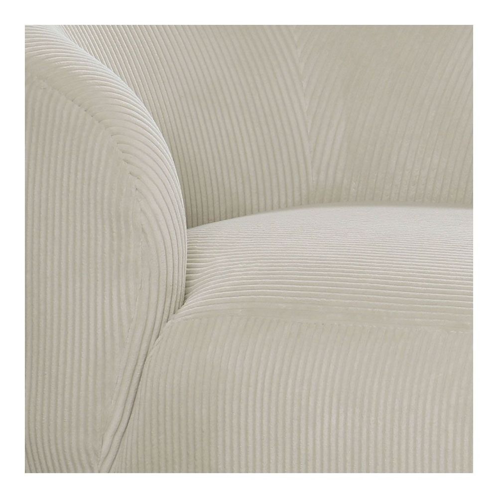 Benches for hospitalities & contracts - LISETTE daybed in corduroy - Cream - BLANC D'IVOIRE