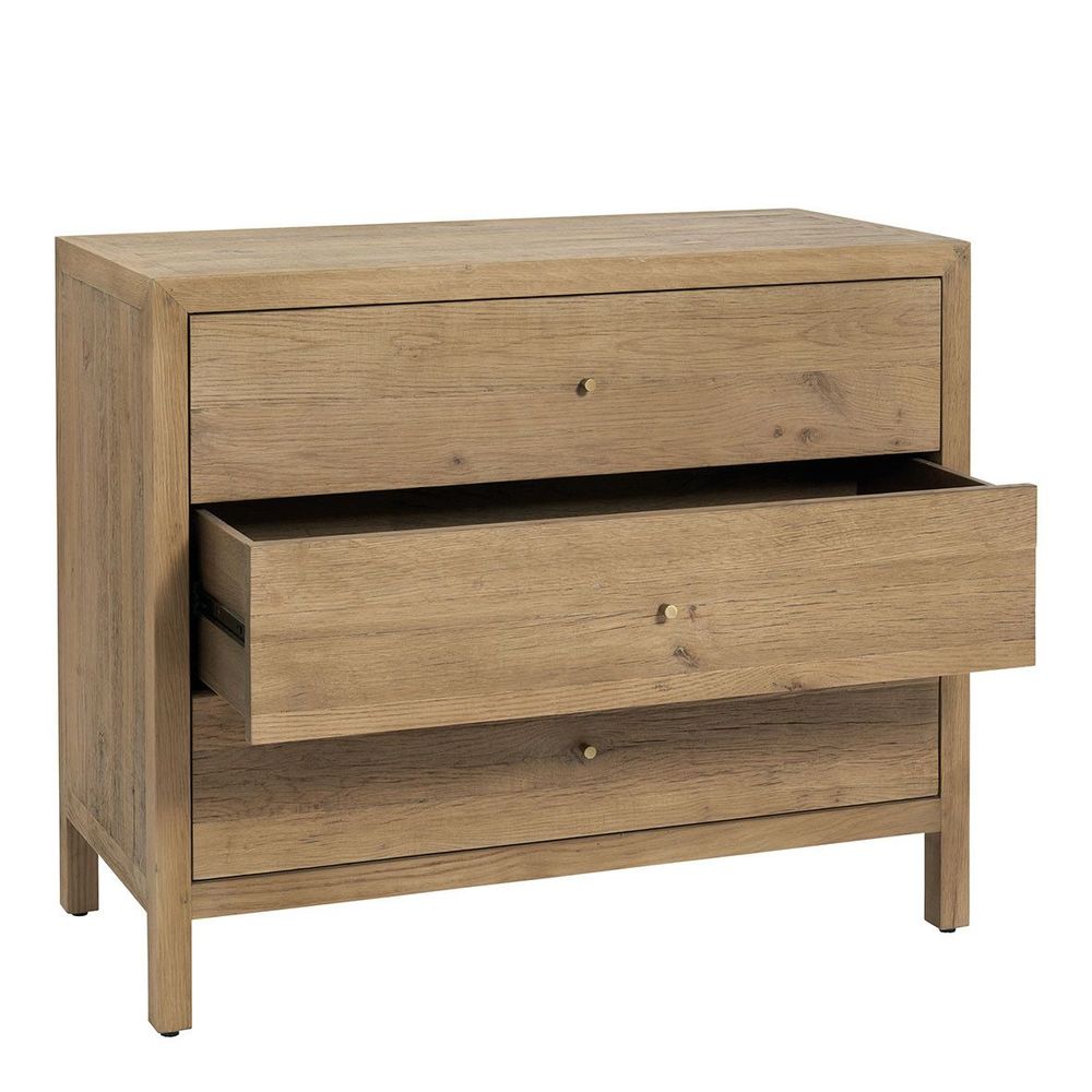 Commodes - Commode MARCELLE chêne clair - BLANC D'IVOIRE