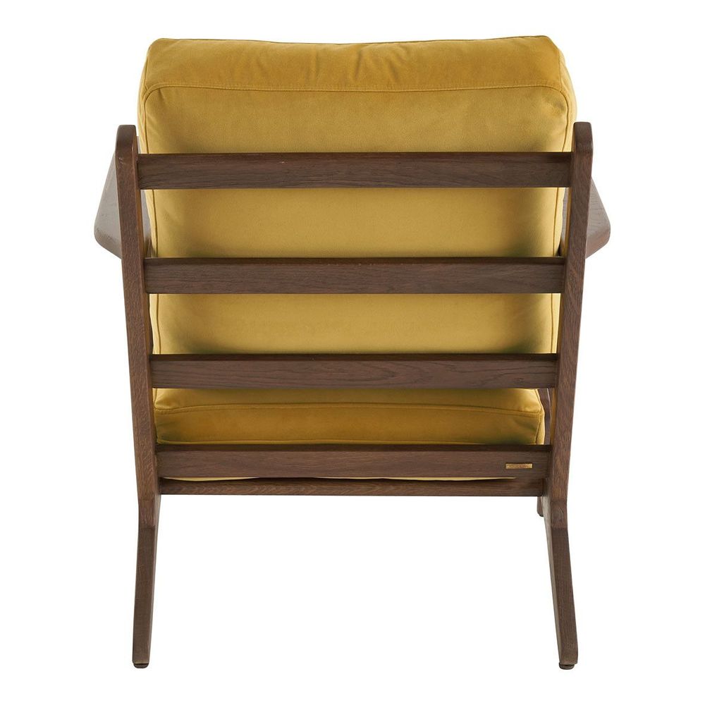 Fauteuils - Fauteuil JULES en velours - Safran - BLANC D'IVOIRE