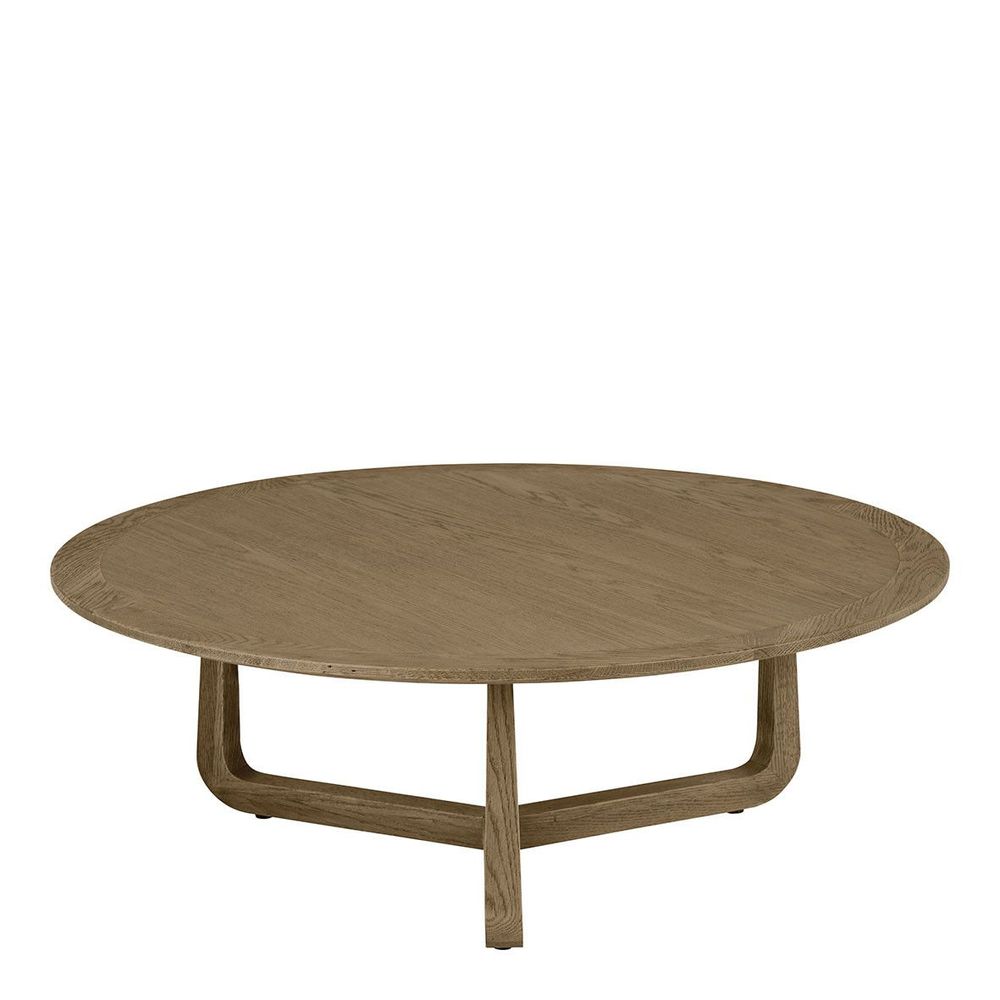 Coffee tables - MAXINE round coffee table - Large model - ø 100 x 36 cm - BLANC D'IVOIRE