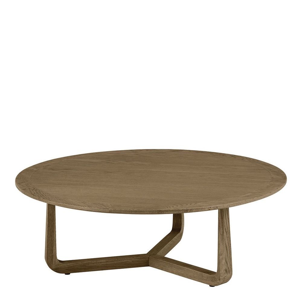 Coffee tables - MAXINE round coffee table - Large model - ø 100 x 36 cm - BLANC D'IVOIRE