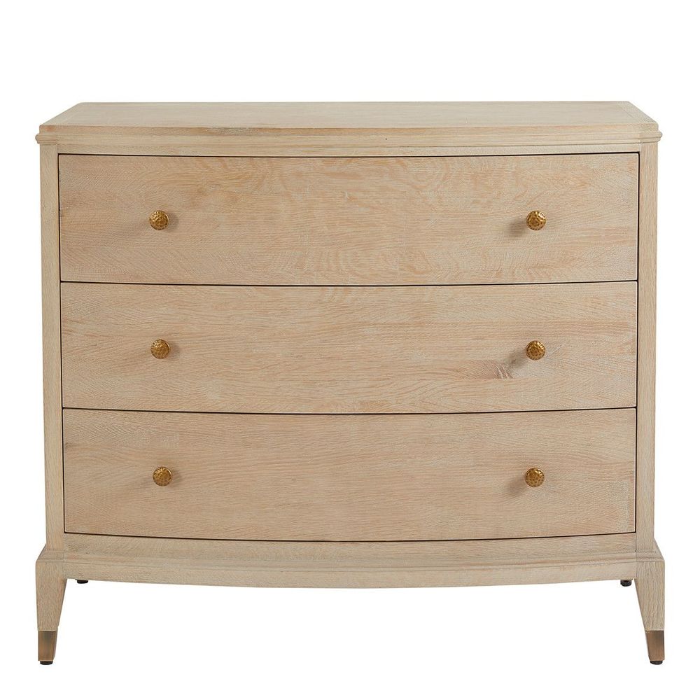 Chests of drawers - INES whitewashed chest of drawers - BLANC D'IVOIRE