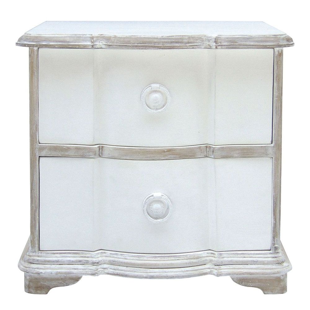 Tables de nuit - Chevet PHILOMENE - BLANC D'IVOIRE