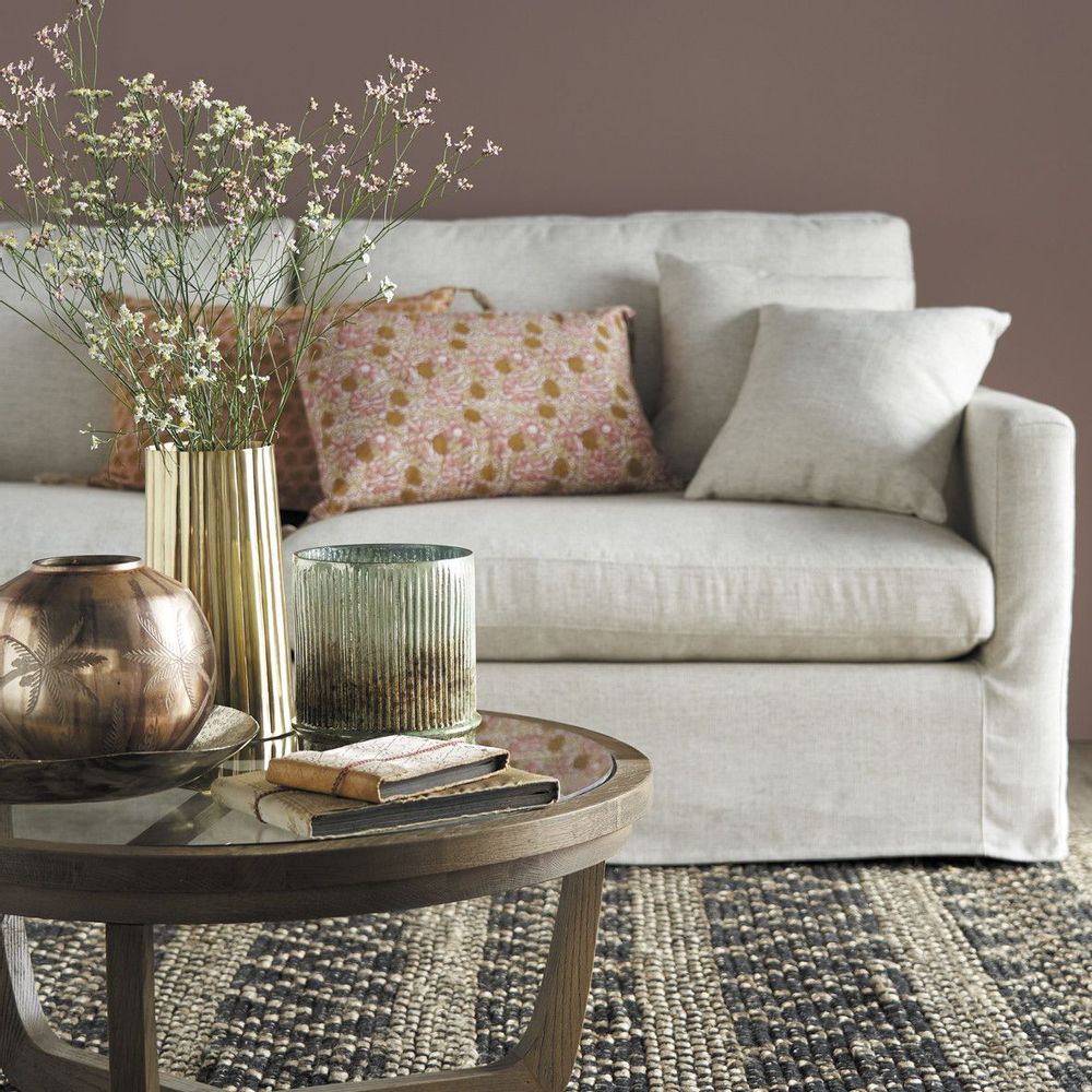 Coffee tables - MAXTON natural coffee table - Small model - BLANC D'IVOIRE