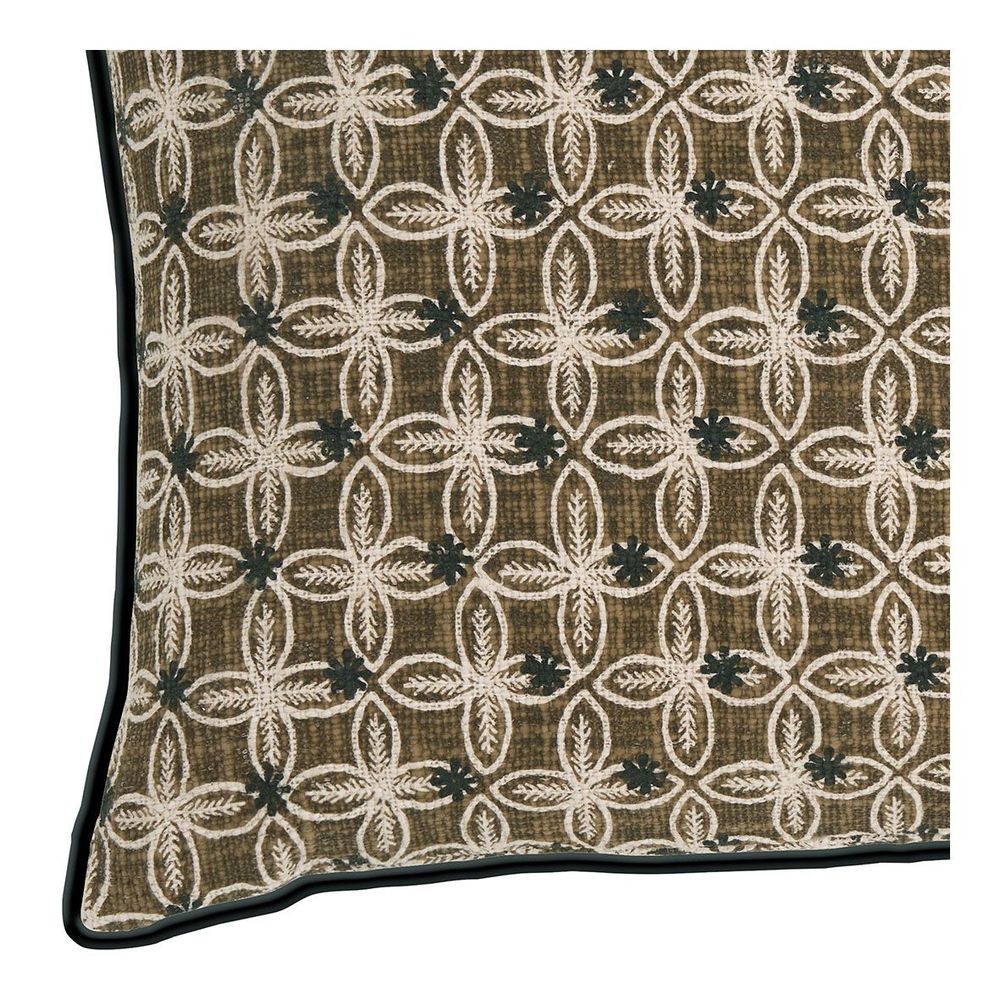 Fabric cushions - CHANDRA cushion cover - Bronze - 50 x 50 cm - BLANC D'IVOIRE