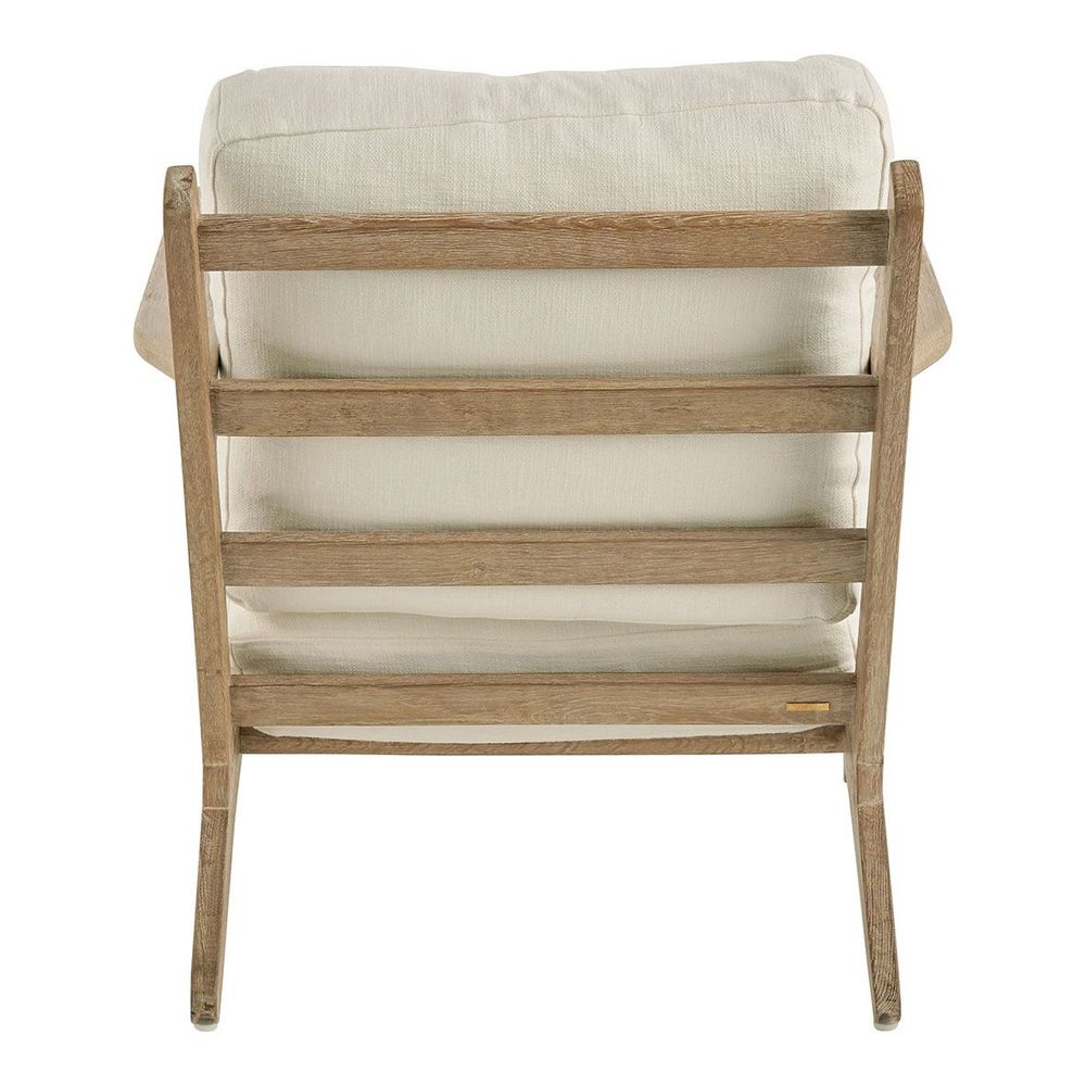 Fauteuils - Fauteuil JULES en coton et lin - Écru - BLANC D'IVOIRE