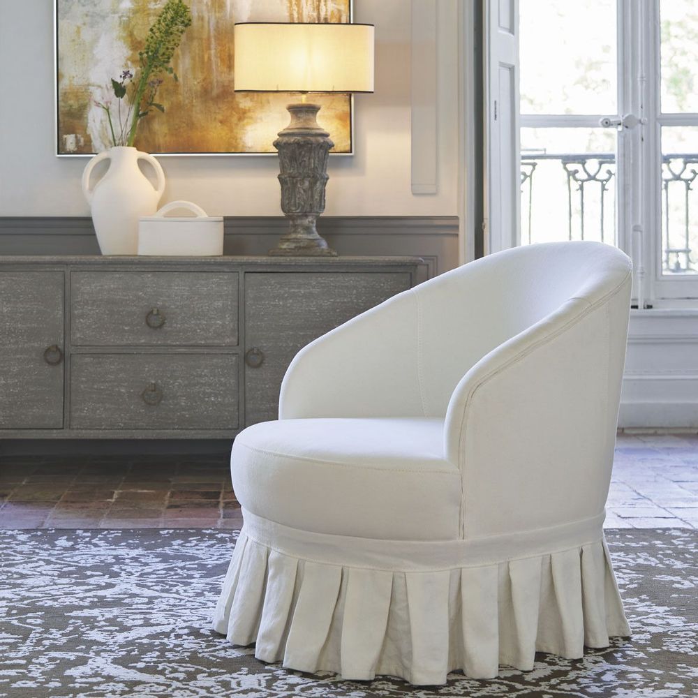 Fauteuils - Fauteuil JEANNE - BLANC D'IVOIRE