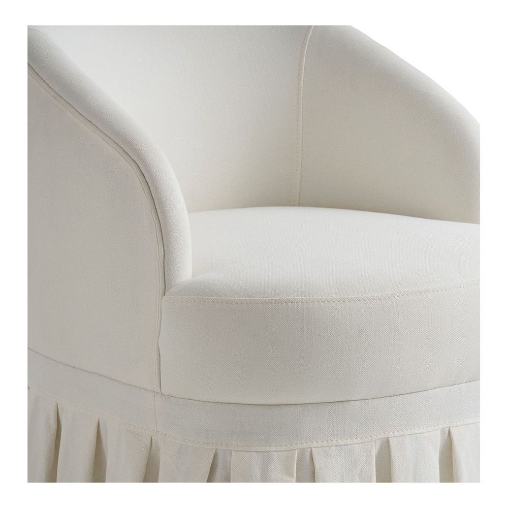 Fauteuils - Fauteuil JEANNE - BLANC D'IVOIRE