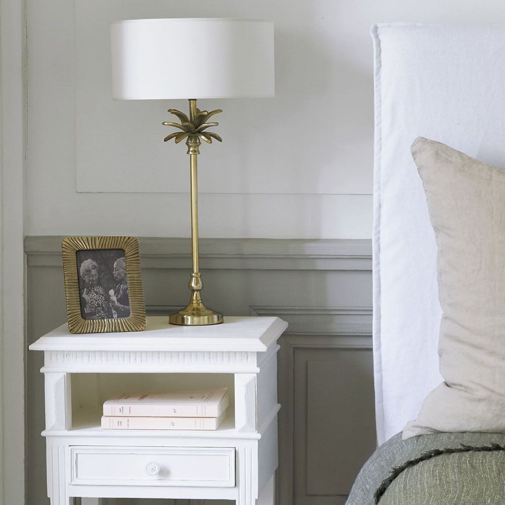 Night tables - ARNAUD bedside table antique white - BLANC D'IVOIRE