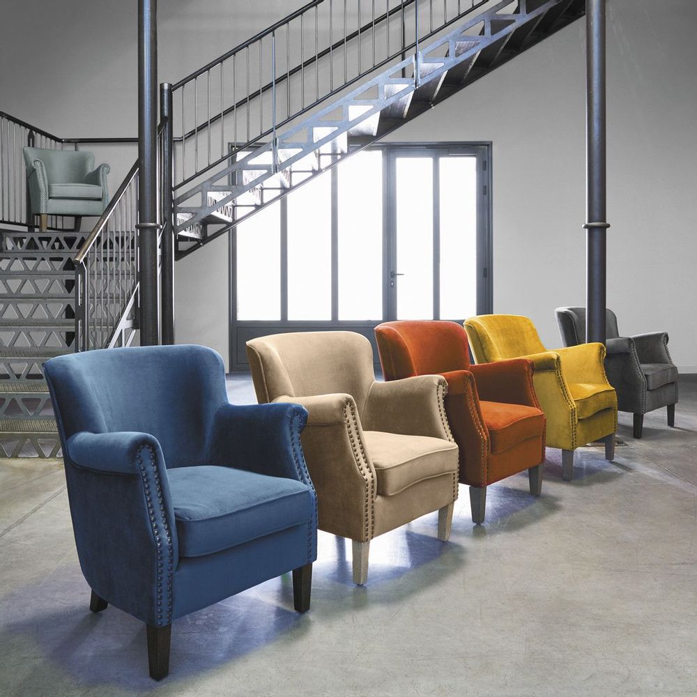Fauteuils - Fauteuil CLAUDE beige - BLANC D'IVOIRE