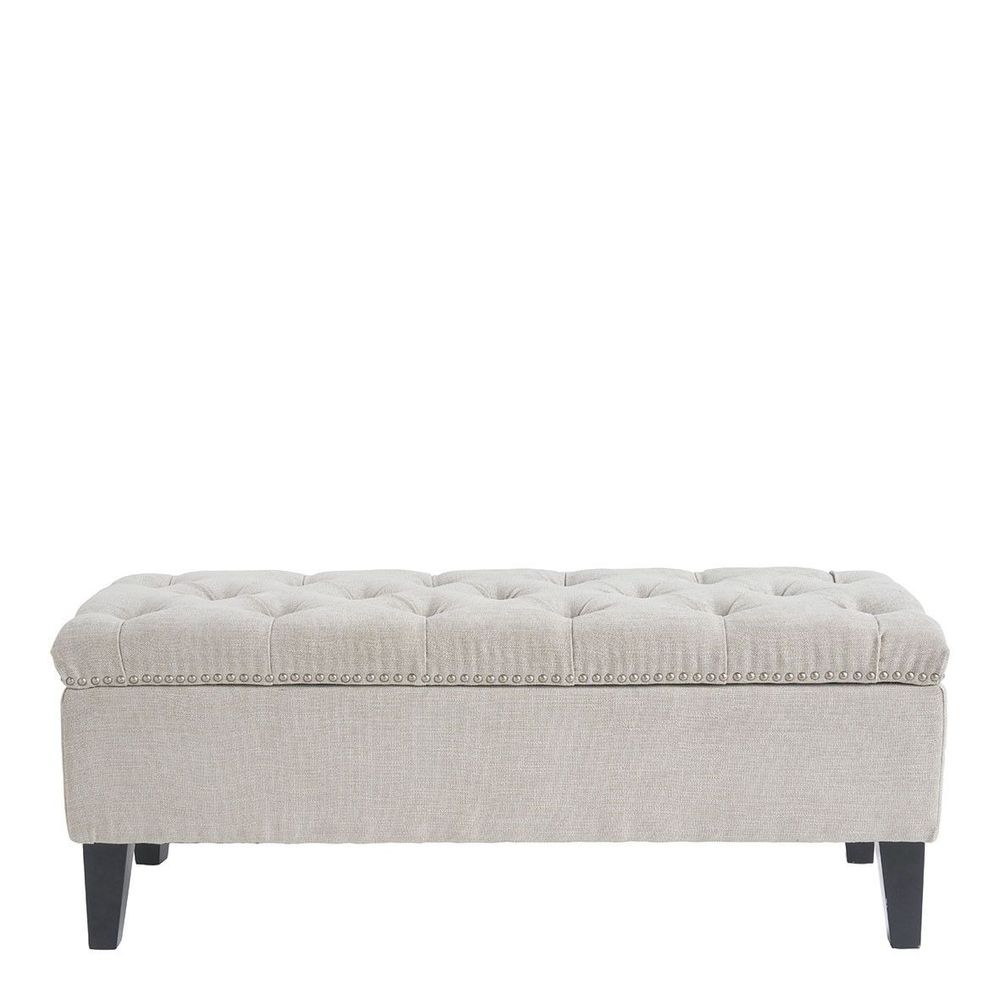 Bancs - Banc coffre ARTHUR craie - BLANC D'IVOIRE