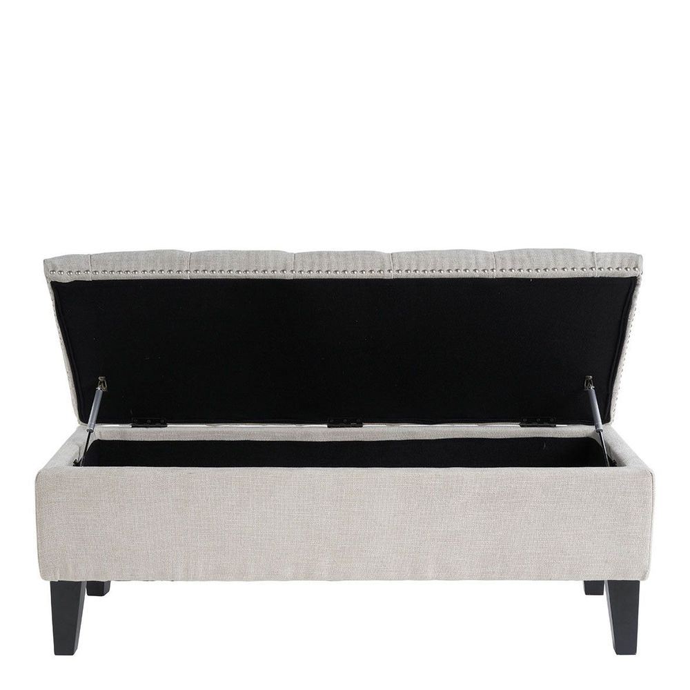 Bancs - Banc coffre ARTHUR craie - BLANC D'IVOIRE