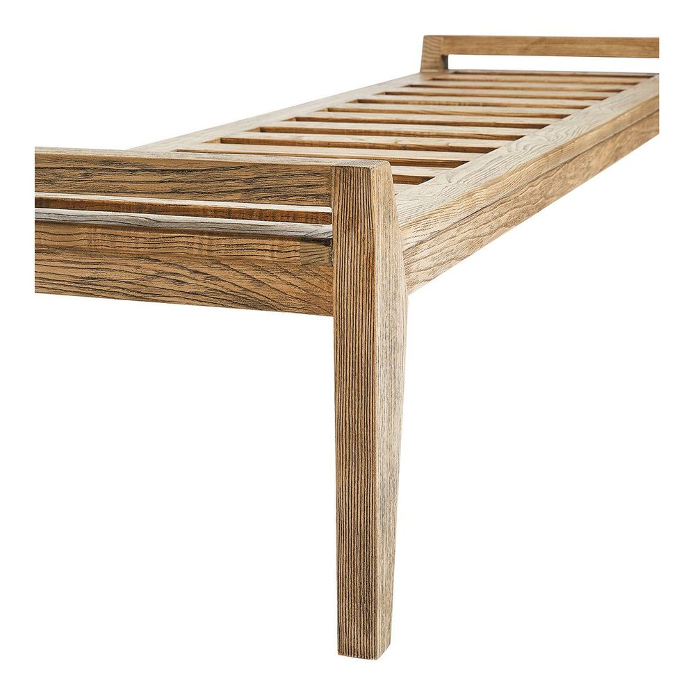 Bancs - Banc PAUL et matelas en lin mélangé beige - BLANC D'IVOIRE