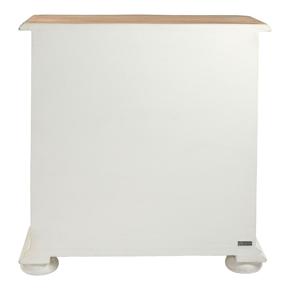 Chests of drawers - CARLOTTA white chest of drawers - Small model - BLANC D'IVOIRE