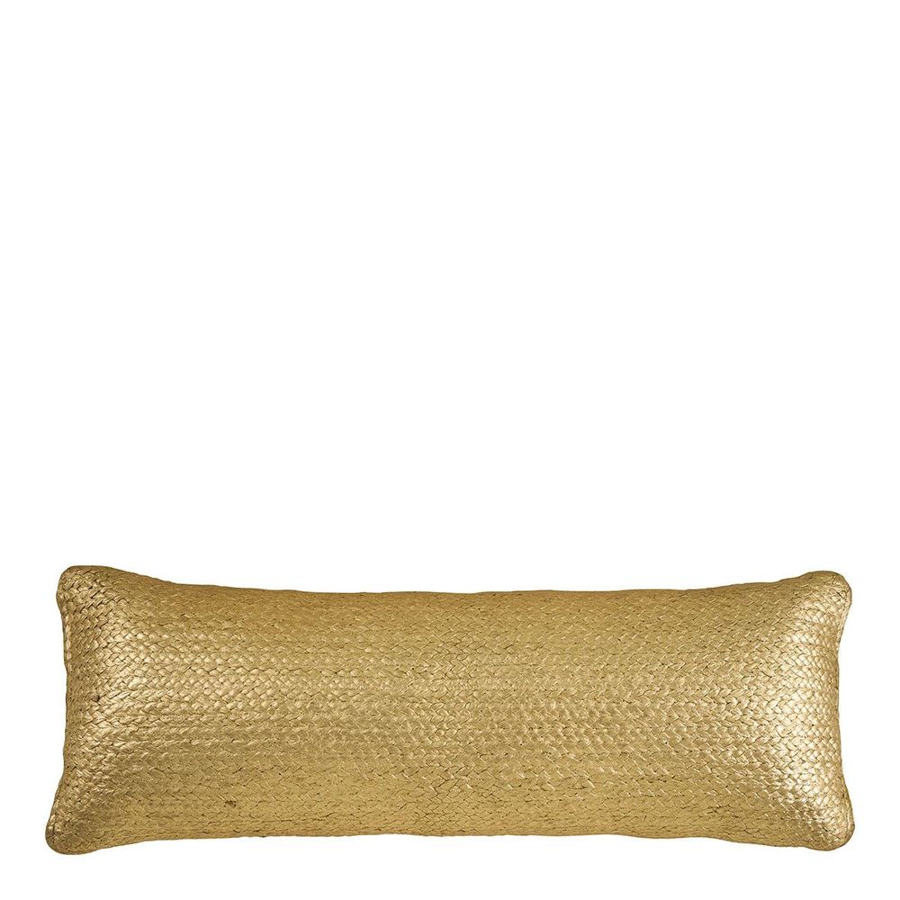 Cushions - APOLLO jute cushion - Gold - 80 x 32 cm - BLANC D'IVOIRE