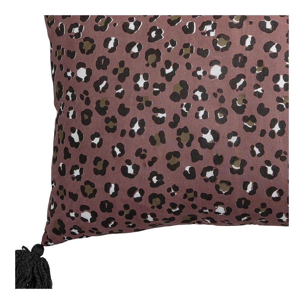 Coussins textile - Housse de coussin BAGHEERA - Rose - 50 x 50 cm - BLANC D'IVOIRE