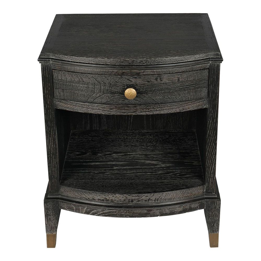Night tables - INES espresso bedside table - BLANC D'IVOIRE