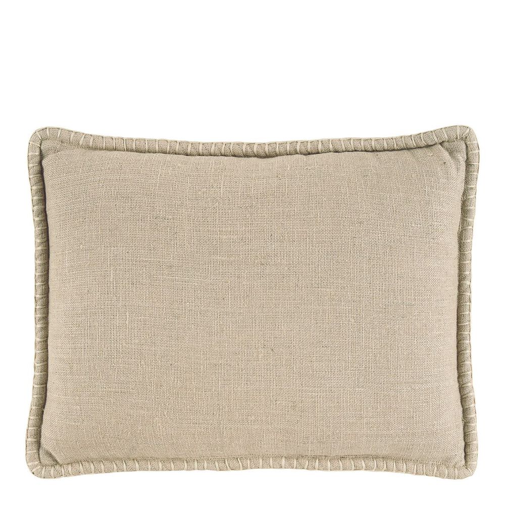 Coussins - Coussin LOUISE lin - Naturel - BLANC D'IVOIRE