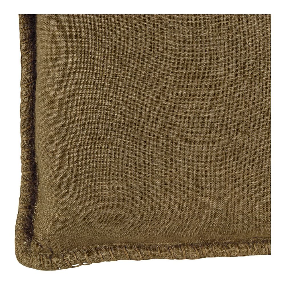Cushions - LOUISE linen cushion - Bronze - BLANC D'IVOIRE
