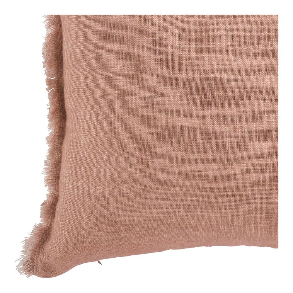 Coussins textile - Housse de coussin CHLOÉ en lin lavé - Blush - 30 x 40 cm - BLANC D'IVOIRE