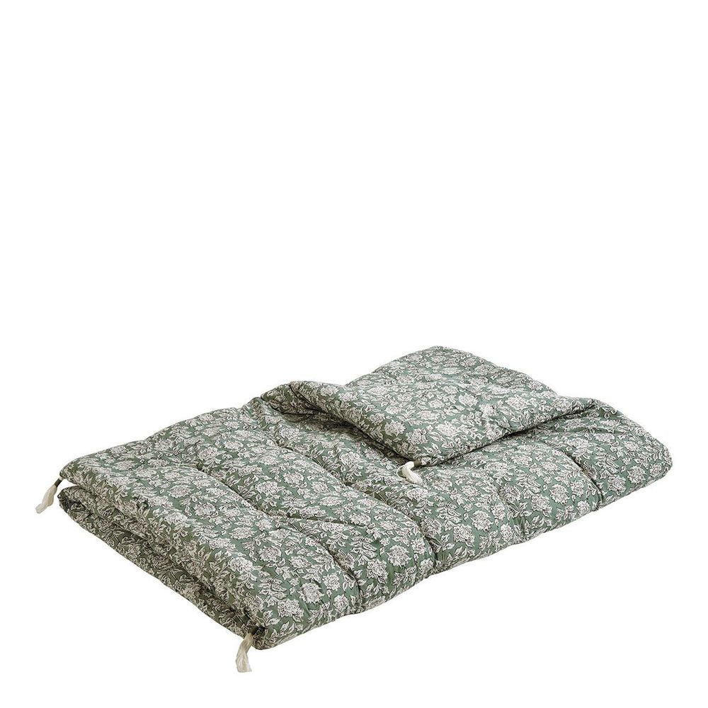 Canapés - Futon EDEN en coton - Céladon - 180 x 80 cm - BLANC D'IVOIRE