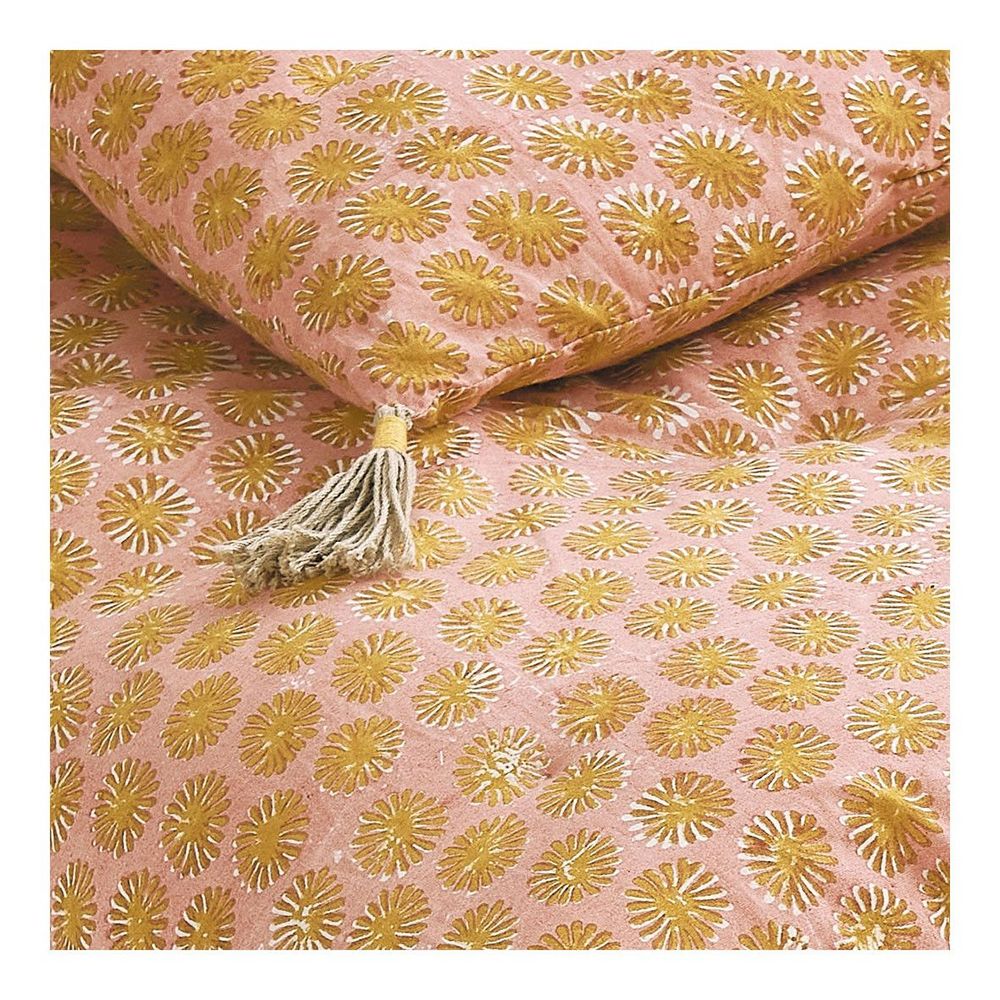 Bed linens - TOKYO cotton quilt - Pink - BLANC D'IVOIRE