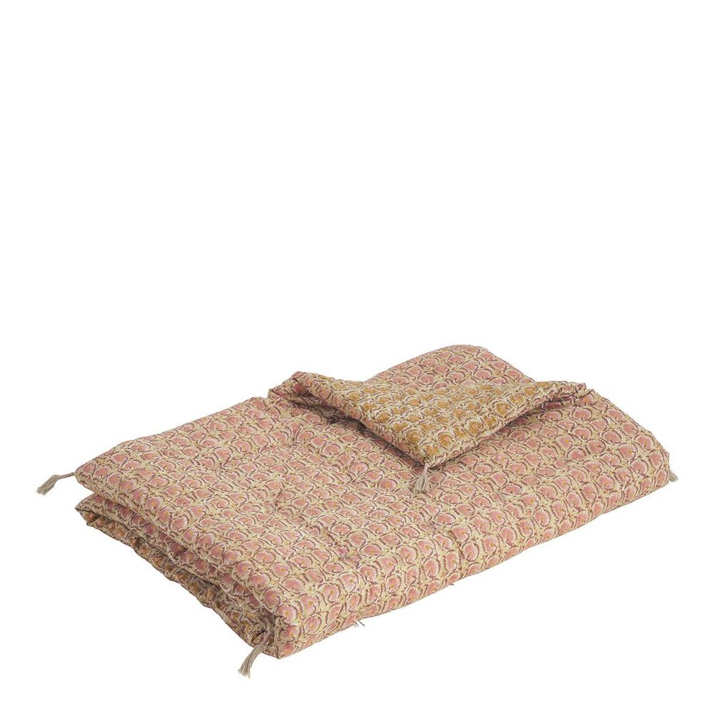 Sofas - FLORA cotton futon - Pink - BLANC D'IVOIRE