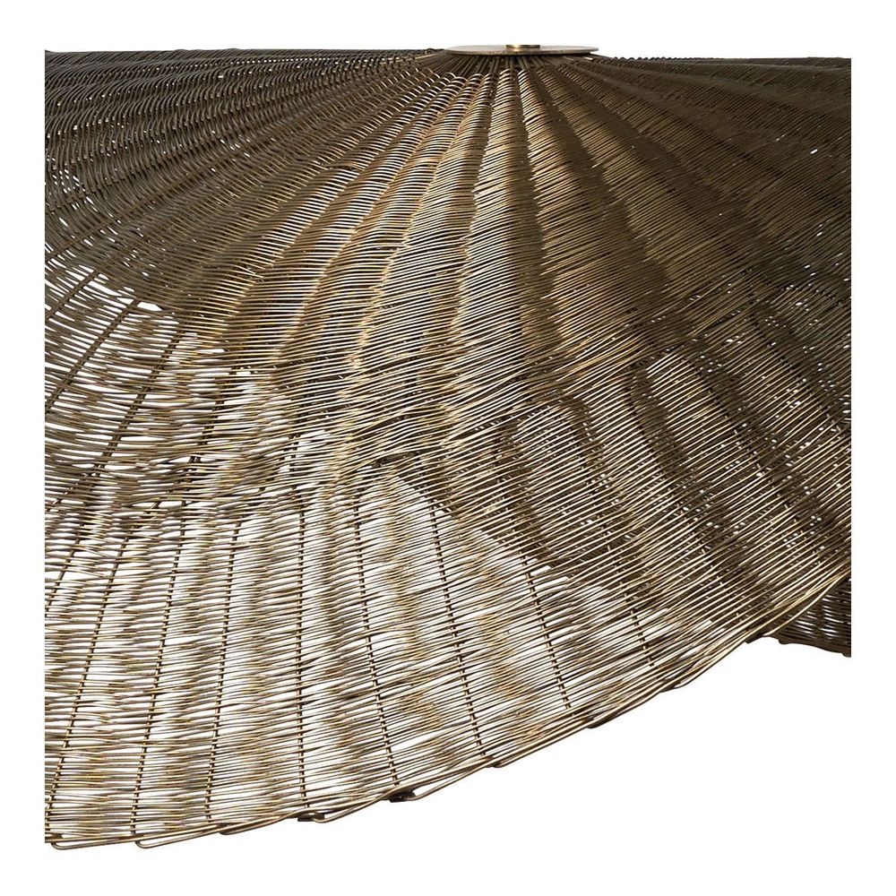 Suspensions - Suspension ORIA en métal finition bronze - 100 cm - BLANC D'IVOIRE