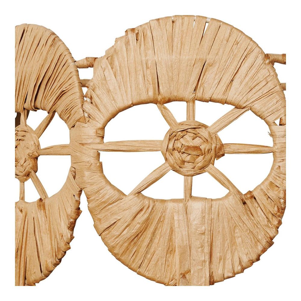 Blinds - BAILA non-electrified raffia wall light - 29 x 16 x 30 cm - BLANC D'IVOIRE