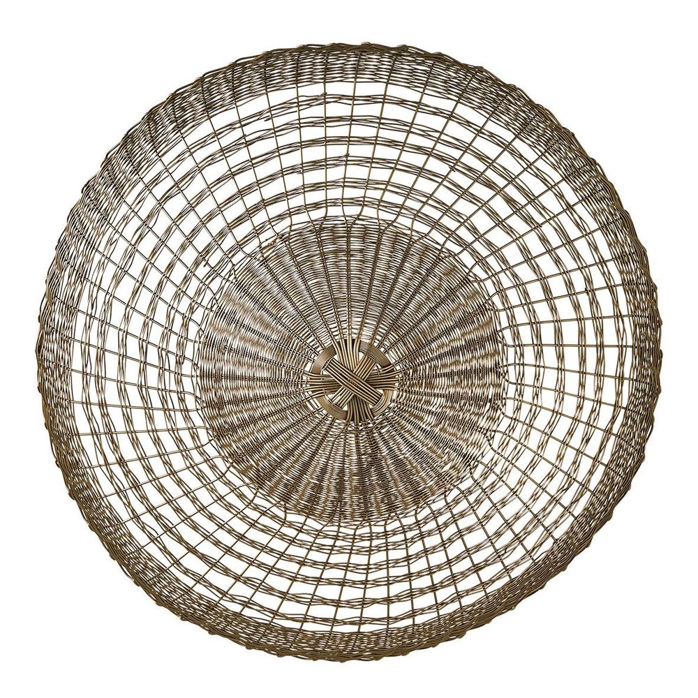 Appliques - Applique MAHA en métal finition bronze - ø 34 cm - BLANC D'IVOIRE