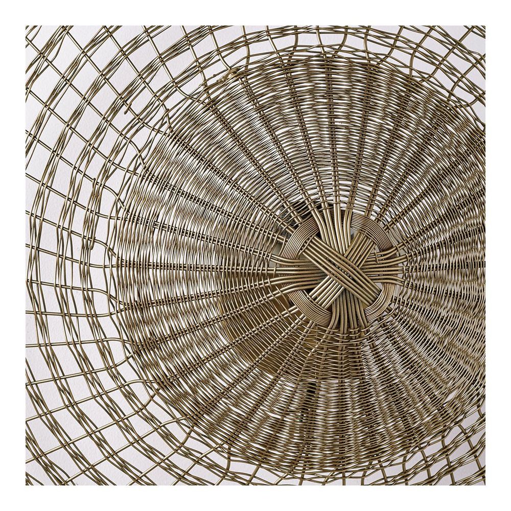 Appliques - Applique MAHA en métal finition bronze - ø 34 cm - BLANC D'IVOIRE