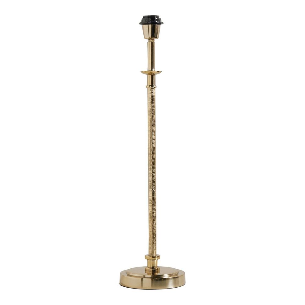 Lampes à poser - Pied de lampe JULIETTE en métal doré - - ø 16 x 57 cm - BLANC D'IVOIRE