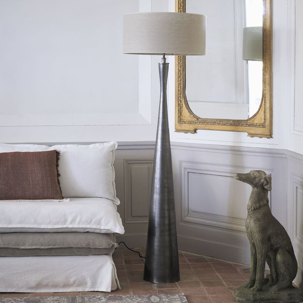 Blinds - Natural linen lampshade - BLANC D'IVOIRE
