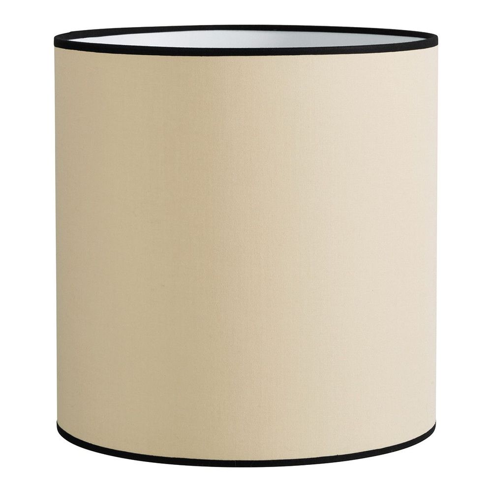 Blinds - Lampshade - Beige with black border - ? 28cm - BLANC D'IVOIRE