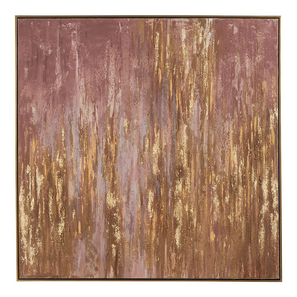 Paintings - TERRA ROSA painting - 100 x 100 cm - BLANC D'IVOIRE