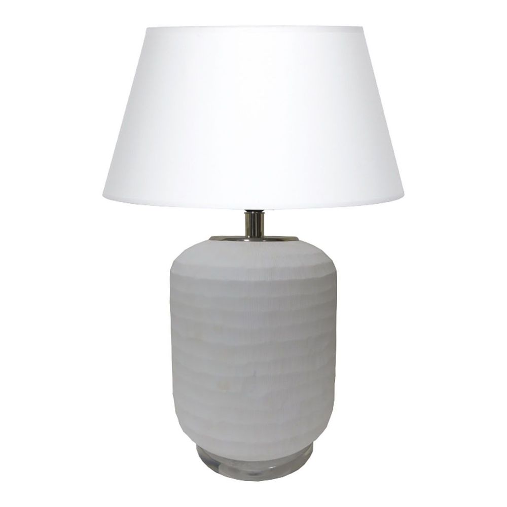 Lampes à poser - Pied de lampe HELENE - Grand modèle - BLANC D'IVOIRE