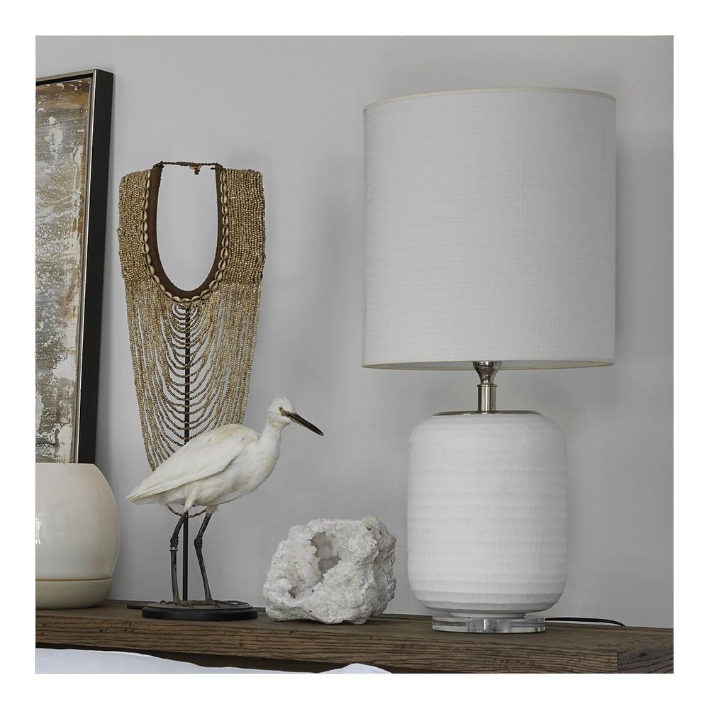 Lampes à poser - Pied de lampe HELENE - Grand modèle - BLANC D'IVOIRE