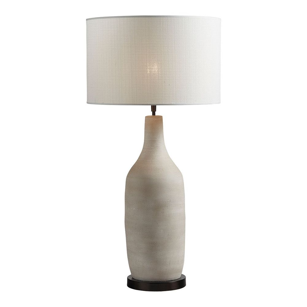 Lampes à poser - Pied de lampe haute NOELLE - BLANC D'IVOIRE