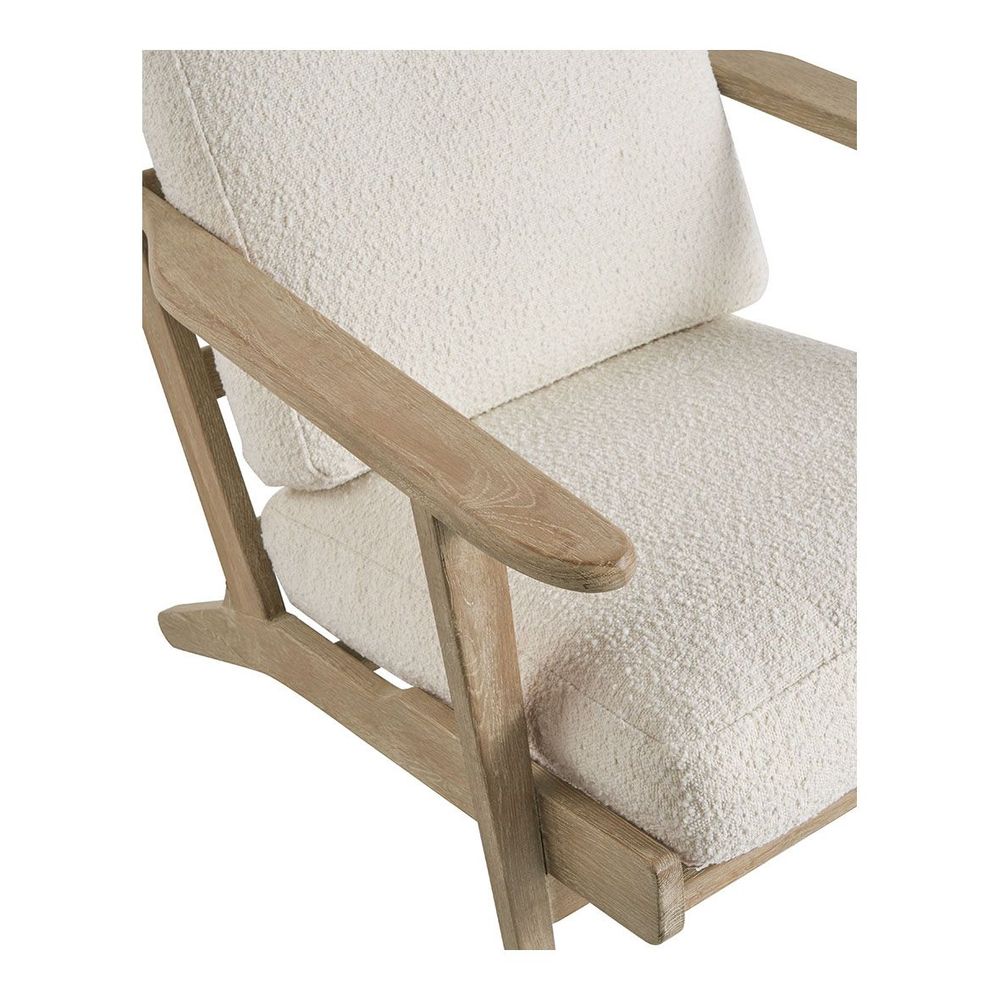 Fauteuils - Fauteuil JULES en bouclette - Crème - BLANC D'IVOIRE