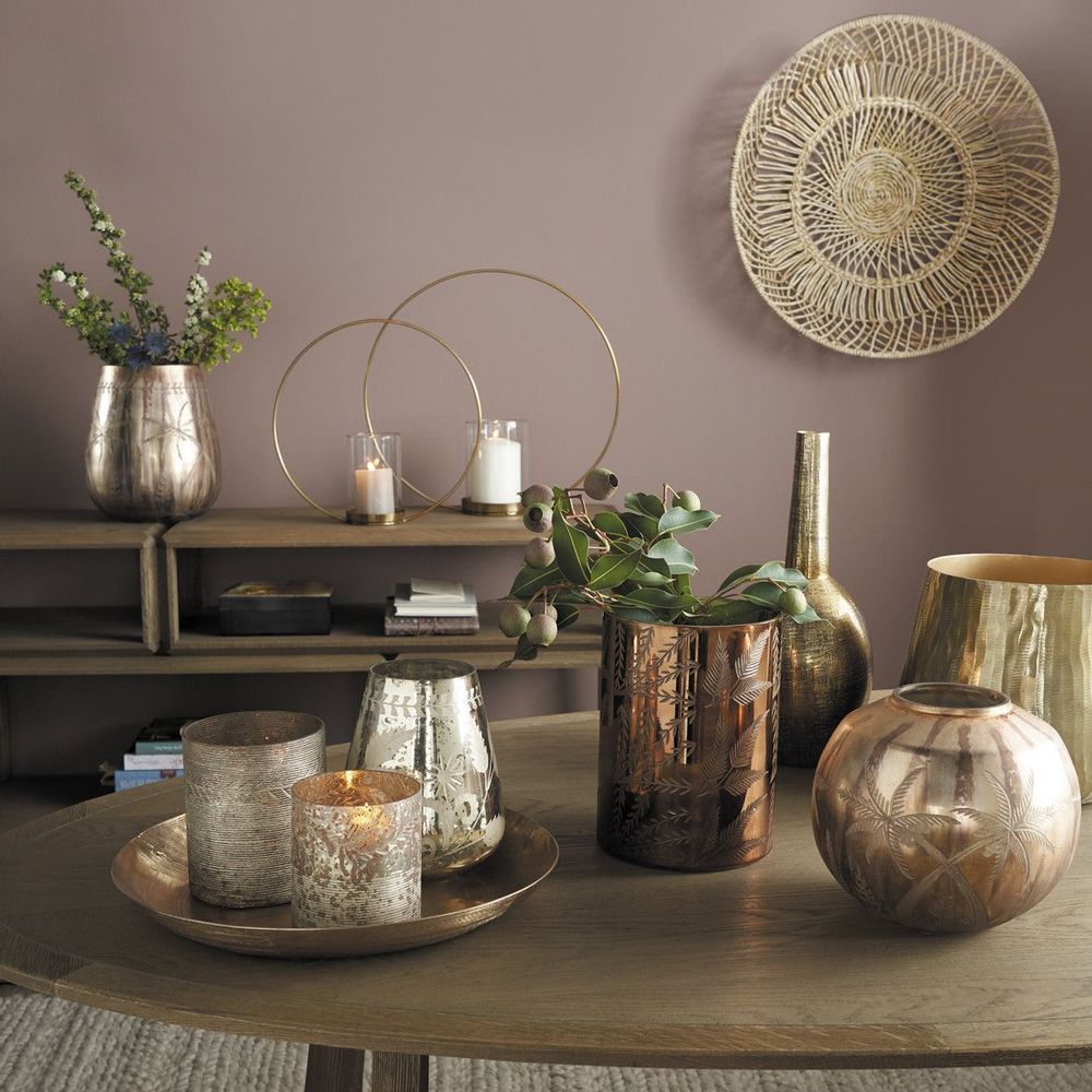 Vases - Vase Mirage rose doré mat - BLANC D'IVOIRE