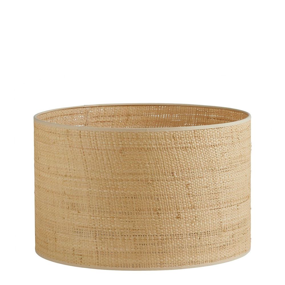 Blinds - High raffia lampshade - ? 45cm - BLANC D'IVOIRE