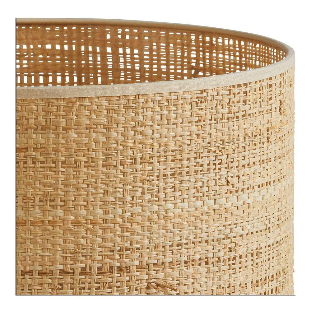 Blinds - High raffia lampshade - ? 45cm - BLANC D'IVOIRE