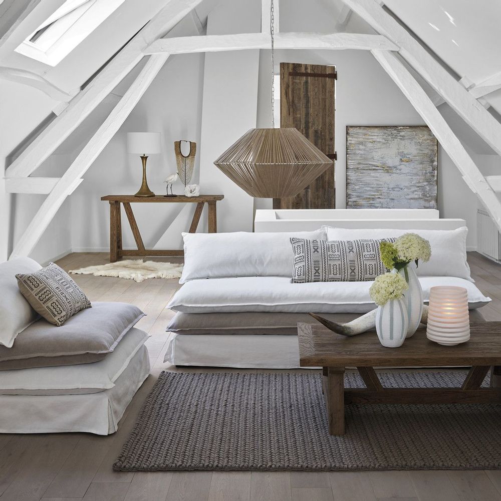 Hanging lights - Natural APOLLINE pendant light - BLANC D'IVOIRE