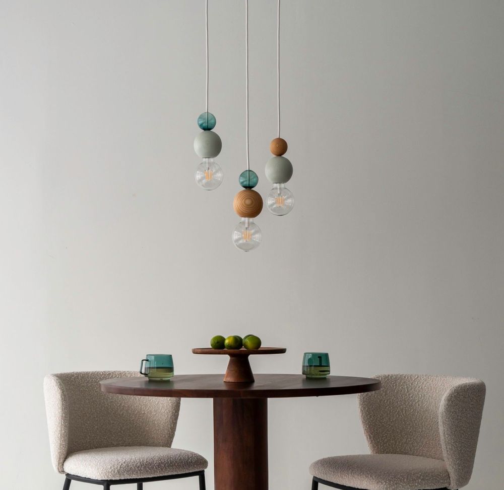 Plafonniers - QUU Chandelier S Light Green - QUU DESIGN