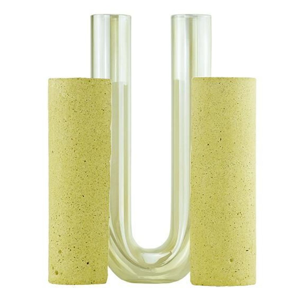 Vases - Contemporary Vase for flowers, glass and stone_COCHLEA DELLO SVILUPPO - COKI