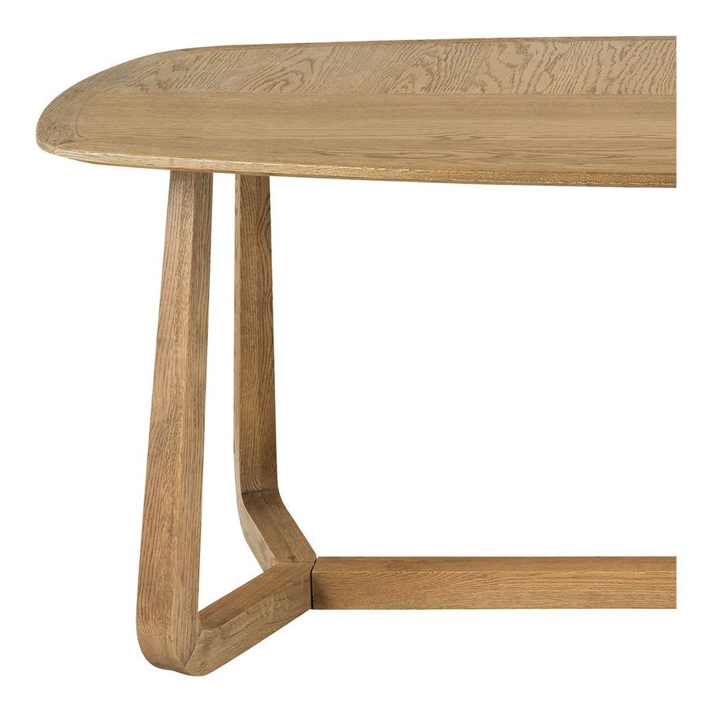 Other tables - MAXINE light oak table - 230 x 76 x 110 cm - BLANC D'IVOIRE